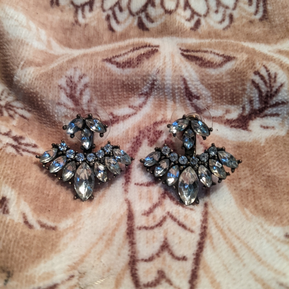 Rhinestone earrings